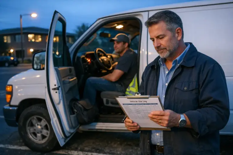 Employee Accident Insurance explained: what may happen if an employee has an off-the-clock auto accident in a company vehicle.